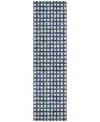 Addison Chantille Acn727 2'3"x7'6" Runner Area Rug In Blue