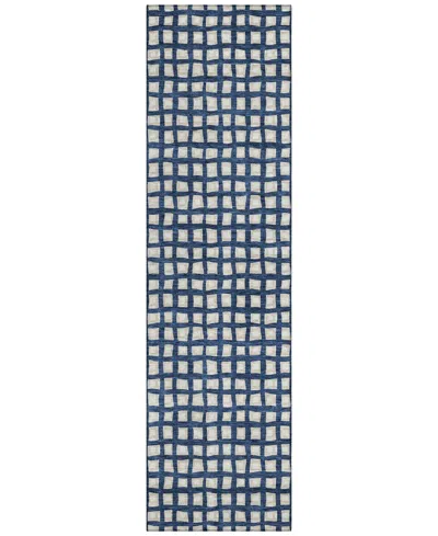 Addison Chantille Acn727 2'3"x7'6" Runner Area Rug In Blue