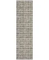 Addison Chantille Acn727 2'3"x7'6" Runner Area Rug In Brown