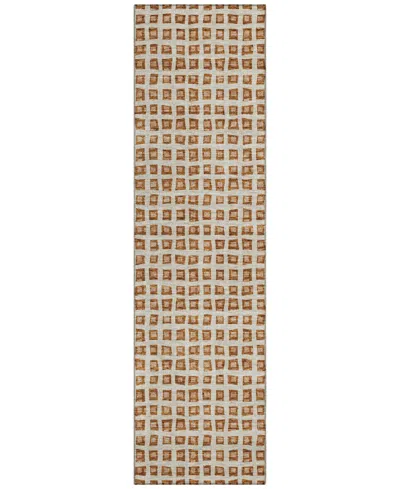 Addison Chantille Acn727 2'3"x7'6" Runner Area Rug In Paprika