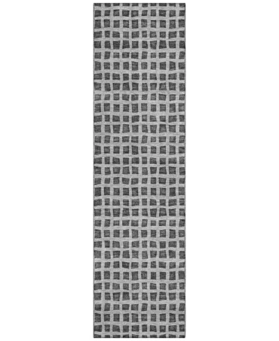 Addison Chantille Acn727 2'3"x7'6" Runner Area Rug In Slate