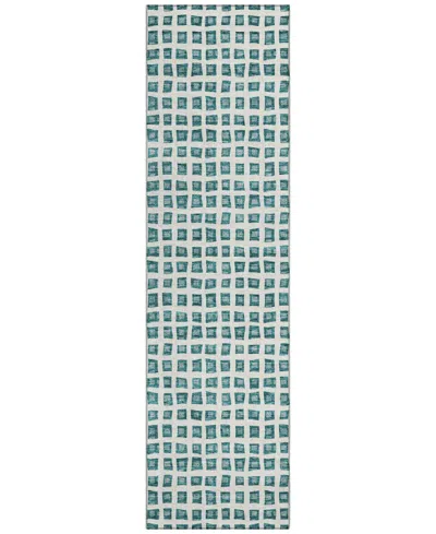 Addison Chantille Acn727 2'3"x7'6" Runner Area Rug In Teal