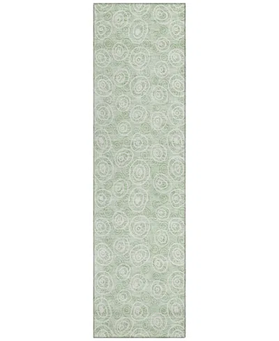 Addison Chantille Acn728 2'3"x7'6" Runner Area Rug In Mint