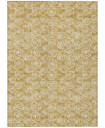 Addison Chantille Acn728 5'x7'6" Area Rug In Gold