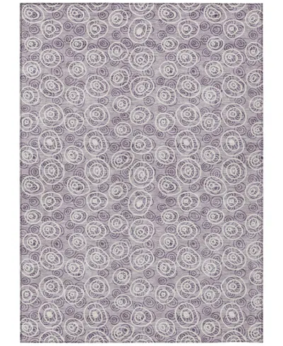 Addison Chantille Acn728 5'x7'6" Area Rug In Lavender