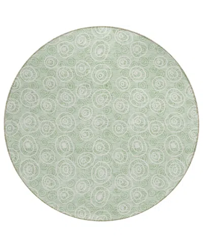 Addison Chantille Acn728 8'x8' Round Area Rug In Mint