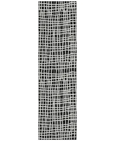 Addison Chantille Acn729 2'3"x7'6" Runner Area Rug In Black