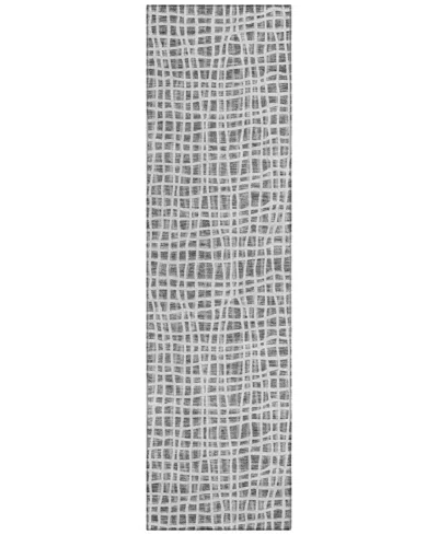 Addison Chantille Acn729 2'3"x7'6" Runner Area Rug In Gray