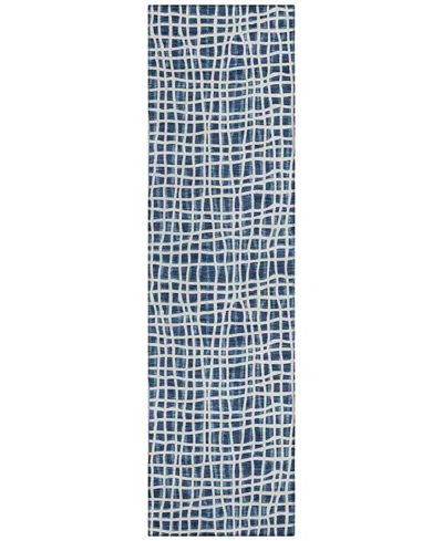 Addison Chantille Acn729 2'3"x7'6" Runner Area Rug In Navy