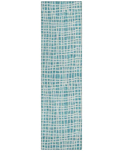 Addison Chantille Acn729 2'3"x7'6" Runner Area Rug In Teal