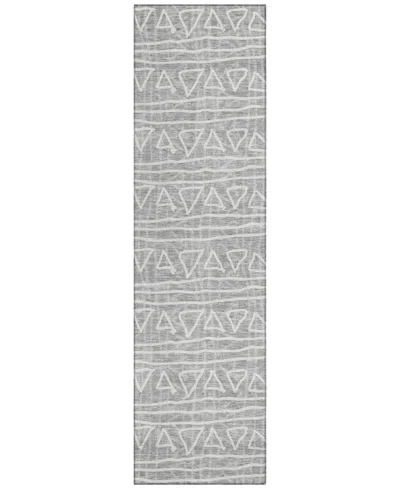 Addison Chantille Acn730 2'3"x7'6" Runner Area Rug In Gray