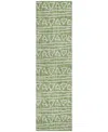 Addison Chantille Acn730 2'3"x7'6" Runner Area Rug In Green