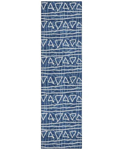 Addison Chantille Acn730 2'3"x7'6" Runner Area Rug In Navy