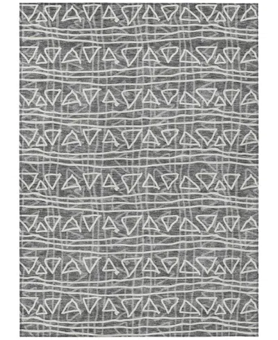 Addison Chantille Acn730 8'x10' Area Rug In Charcoal