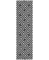 Addison Chantille Acn731 2'3"x7'6" Runner Area Rug In Black