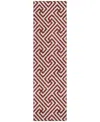 Addison Chantille Acn731 2'3"x7'6" Runner Area Rug In Maroon