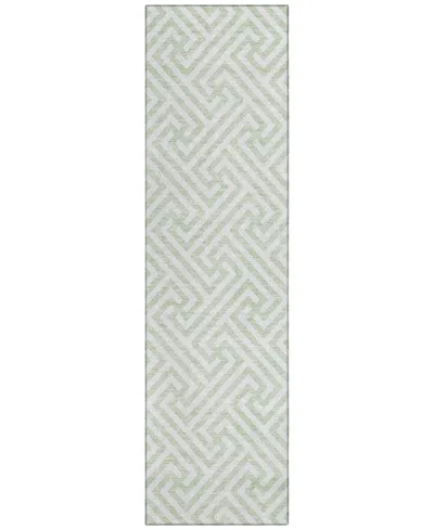 Addison Chantille Acn731 2'3"x7'6" Runner Area Rug In Mint