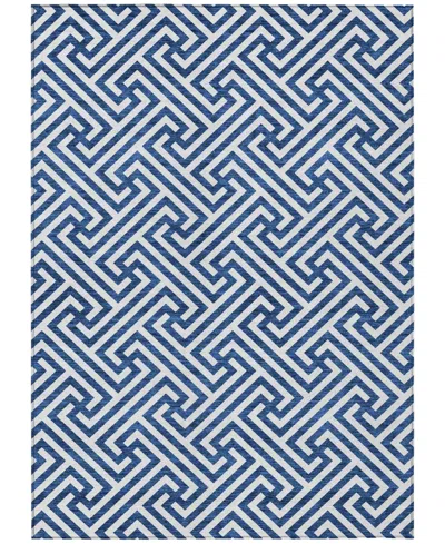 Addison Chantille Machine Washable Acn731 5'x7'6" Area Rug In Blue