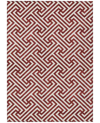 Addison Chantille Acn731 5'x7'6" Area Rug In Maroon