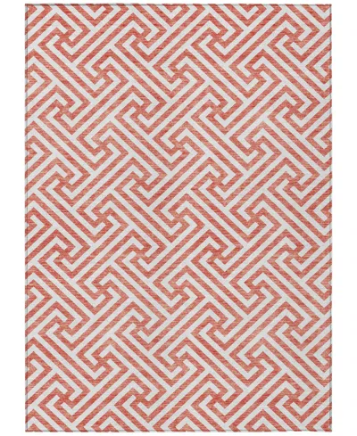 Addison Chantille Acn731 2'6"x3'10" Area Rug In Salmon