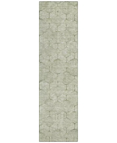 Addison Chantille Acn732 2'3"x7'6" Runner Area Rug In Sage
