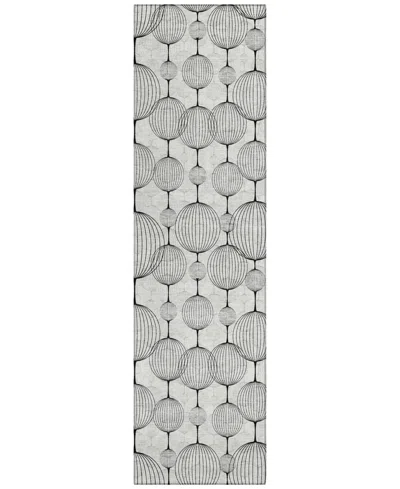 Addison Chantille Acn732 2'3"x7'6" Runner Area Rug In Slate