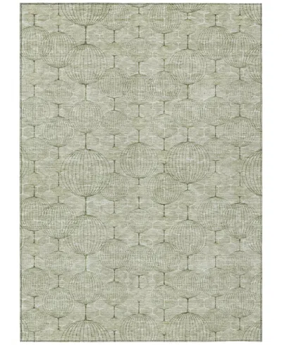 Addison Chantille Machine Washable Acn732 3'x5' Area Rug In Sage