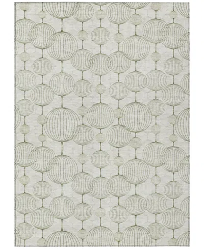 Addison Chantille Acn732 5'x7'6" Area Rug In Green
