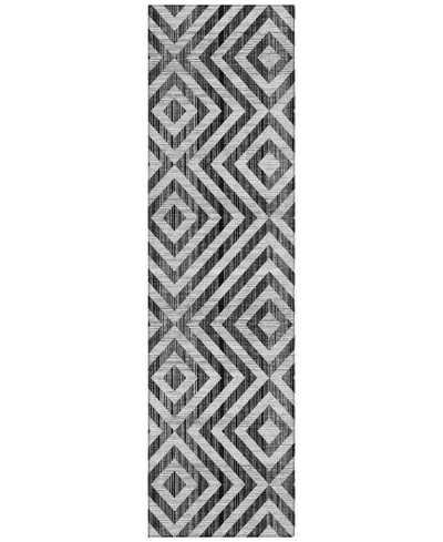 Addison Chantille Acn733 2'3"x7'6" Runner Area Rug In Black