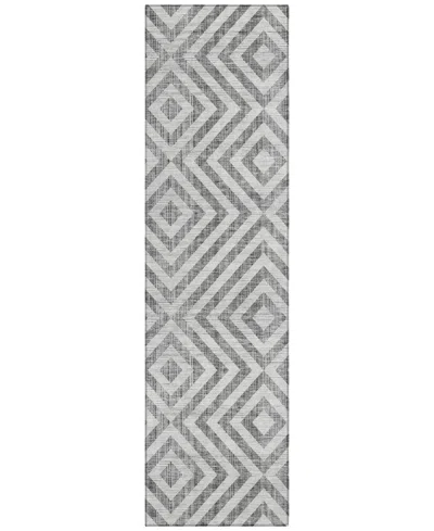 Addison Chantille Acn733 2'3"x7'6" Runner Area Rug In Gray
