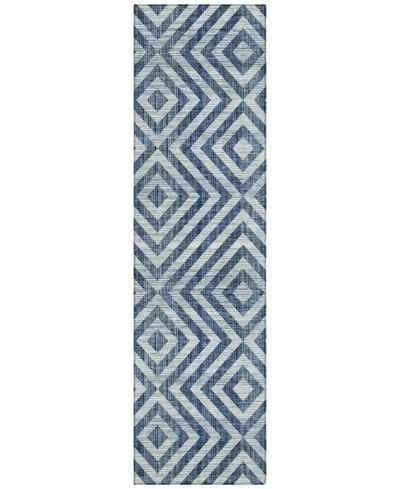 Addison Chantille Acn733 2'3"x7'6" Runner Area Rug In Navy