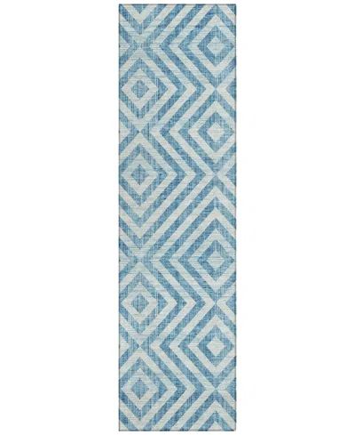 Addison Chantille Acn733 2'3"x7'6" Runner Area Rug In Teal