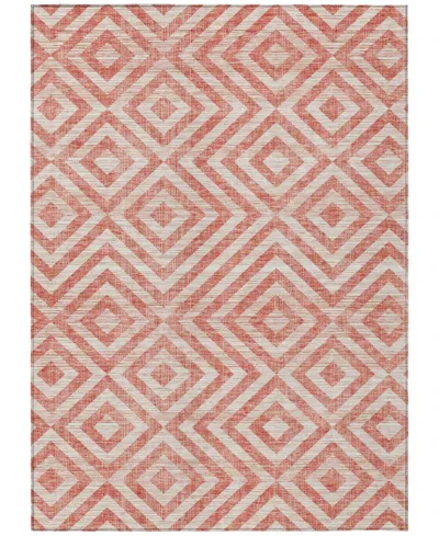 Addison Chantille Machine Washable Acn733 3'x5' Area Rug In Salmon