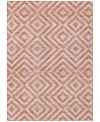 Addison Chantille Acn733 5'x7'6" Area Rug In Salmon