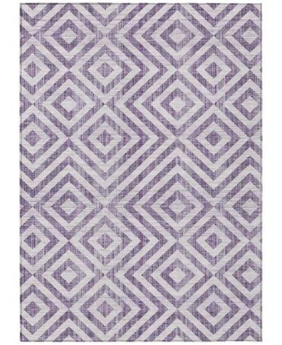 Addison Chantille Acn733 9'x12' Area Rug In Purple