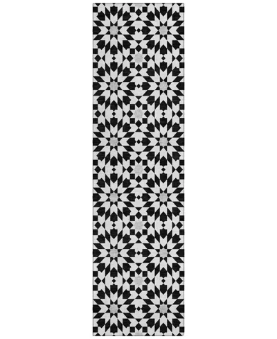 Addison Chantille Acn734 2'3"x7'6" Runner Area Rug In Black