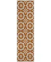 Addison Chantille Acn734 2'3"x7'6" Runner Area Rug In Paprika