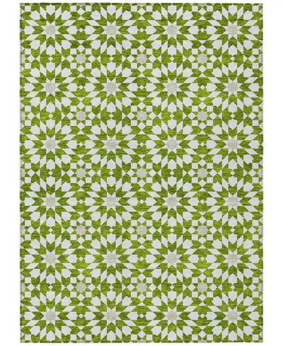 Addison Chantille Acn734 2'6"x3'10" Area Rug In Lime