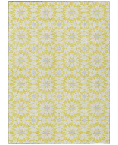 Addison Chantille Acn734 2'6"x3'10" Area Rug In Yellow