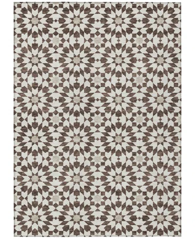 Addison Chantille Acn734 5'x7'6" Area Rug In Brown