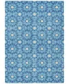 Addison Chantille Machine Washable Acn734 5'x7'6" Area Rug In Denim