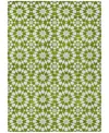 Addison Chantille Machine Washable Acn734 5'x7'6" Area Rug In Lime