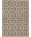 Addison Chantille Machine Washable Acn734 8'x10' Area Rug In Chocolate
