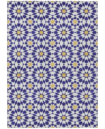 Addison Chantille Acn734 8'x10' Area Rug In Navy