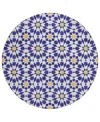 Addison Chantille Acn734 8'x8' Round Area Rug In Navy