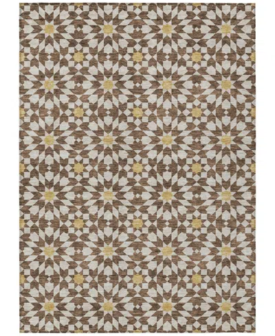 Addison Chantille Acn734 9'x12' Area Rug In Chocolate
