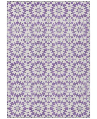 Addison Chantille Acn734 9'x12' Area Rug In Lavender