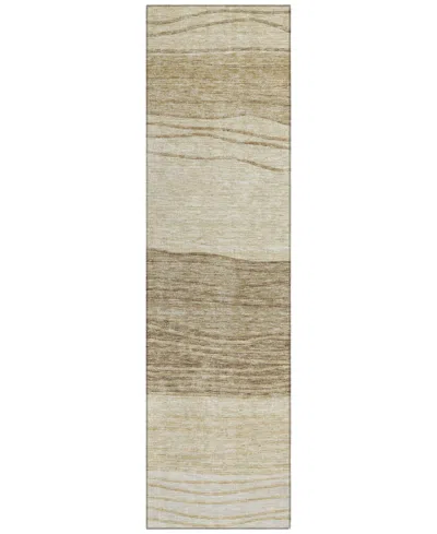 Addison Chantille Acn735 2'3"x7'6" Runner Area Rug In Beige