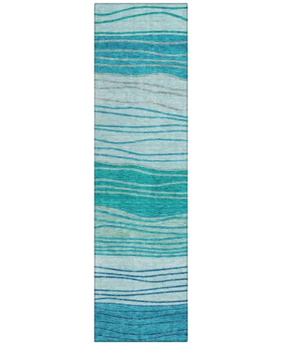 Addison Chantille Acn735 2'3"x7'6" Runner Area Rug In Mist
