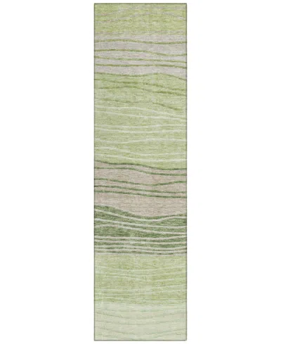 Addison Chantille Acn735 2'3"x7'6" Runner Area Rug In Sage